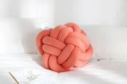 REGINA DIY Bird's Nest Shape Throw Pillow Chunky Yarn Hand Knot Sofa Chair Cushion Nap Hand Rest Solid Car Seat/Back Cushion - Vivari Livings