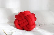 REGINA DIY Bird's Nest Shape Throw Pillow Chunky Yarn Hand Knot Sofa Chair Cushion Nap Hand Rest Solid Car Seat/Back Cushion - Vivari Livings